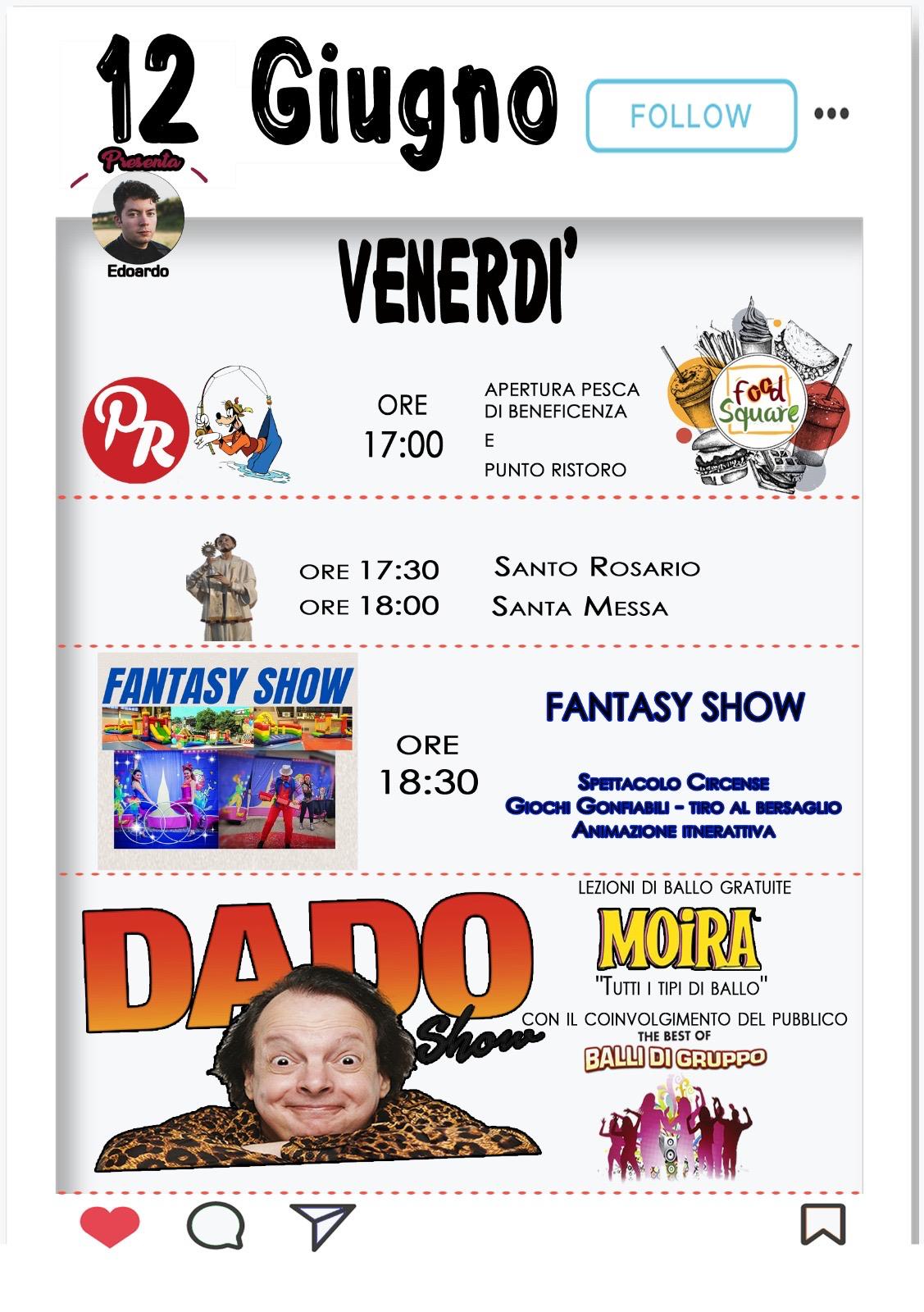 5 volantino festa programma venerdi