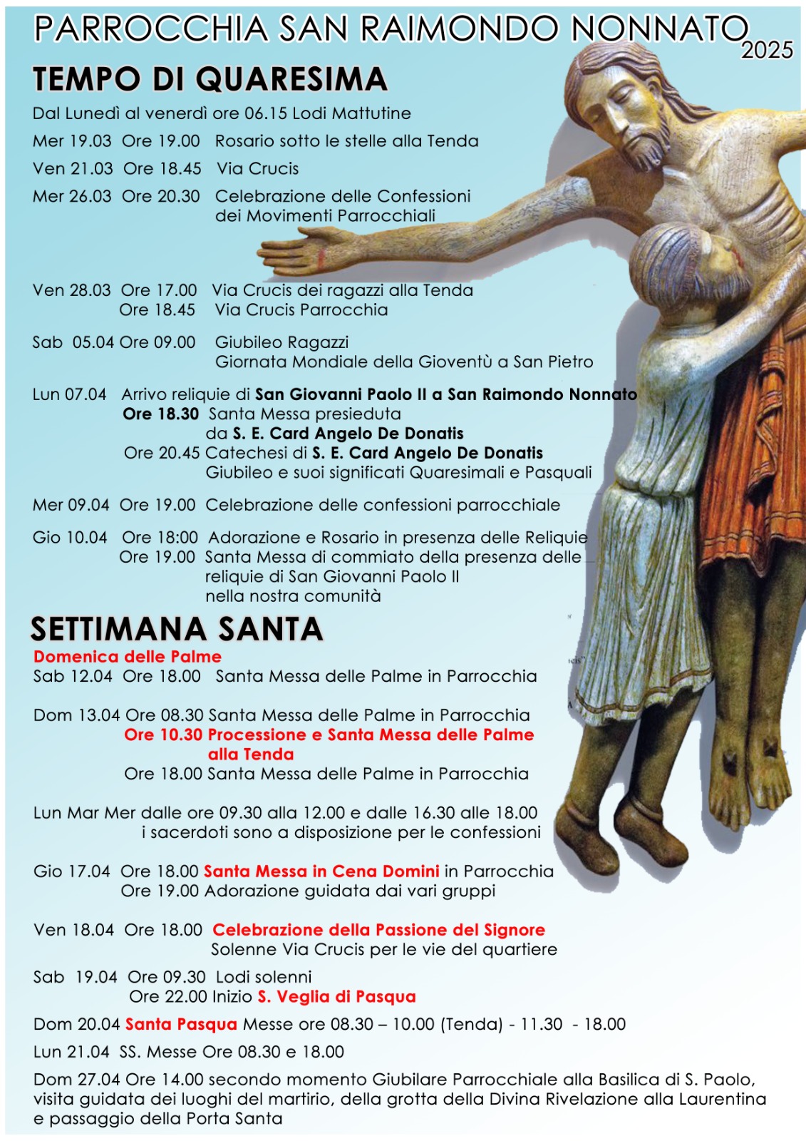 Eventi di Quaresima - Pasqua